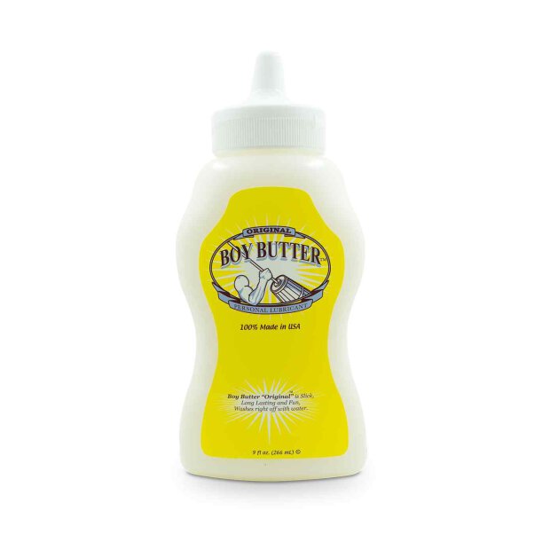 Boy Butter Original Gleitmittel auf Kokosnussölbasis Squeeze 9oz (266 ml)