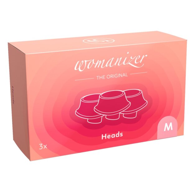 Womanizer 3x bouchons de rechange rose M