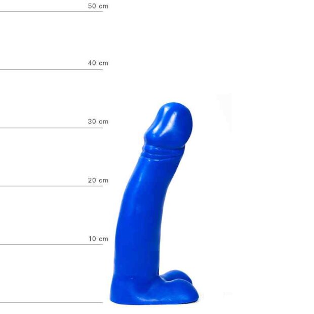 All Black All Blue ABB23 Dildo Blau 34 cm