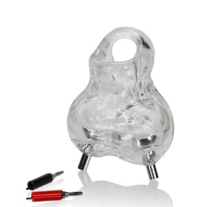 Oxballs Nutter Electro Ball Sling Clear