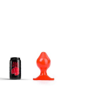 All Black All Red ABR73 Analplug Rot ⌀ 9 cm
