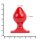 All Black All Red ABR73 Analplug Rot ⌀ 9 cm