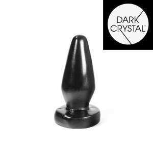 Dark Crystal - 38 Butt Plug Black 6 cm