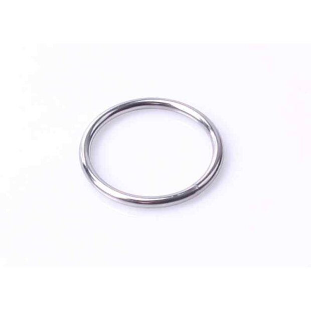 Kiotos Cockring with Seam Penisring Silber ⌀ 2,6 cm
