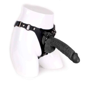 Kiotos COX Strap-On Dildo Schwarz 24 cm ⌀ 5,3 cm 100 cm