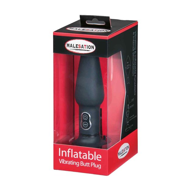 Malesation Inflatable Butt Plug Vibrator