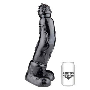 Kiotos Monstar Tiger Dildo Schwarz 33 cm ⌀ 7,5 cm