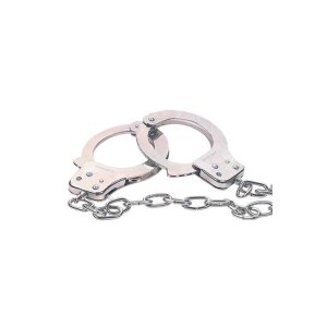 Chrome Handcuffs Metal Handcuffs W. Key