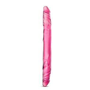 B Yours - 14 Inch Double Dildo Pink