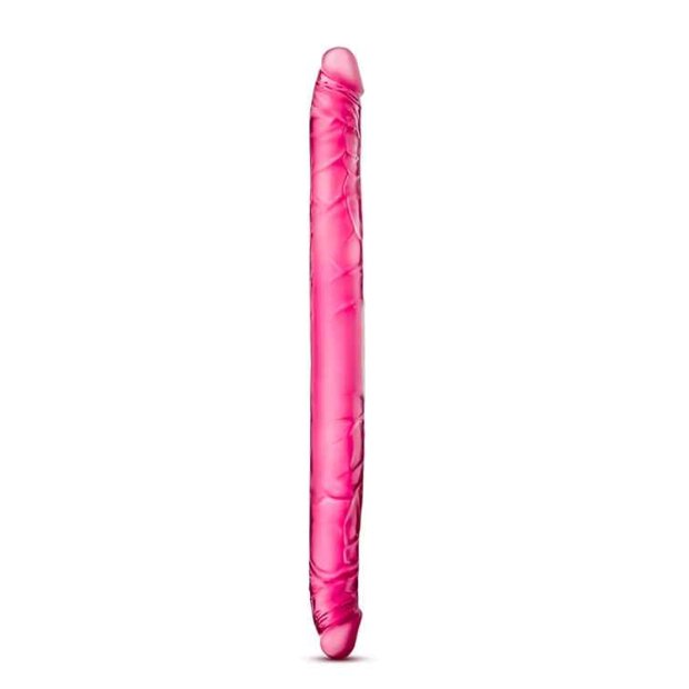 B Yours - 16 Inch Double Dildo Pink