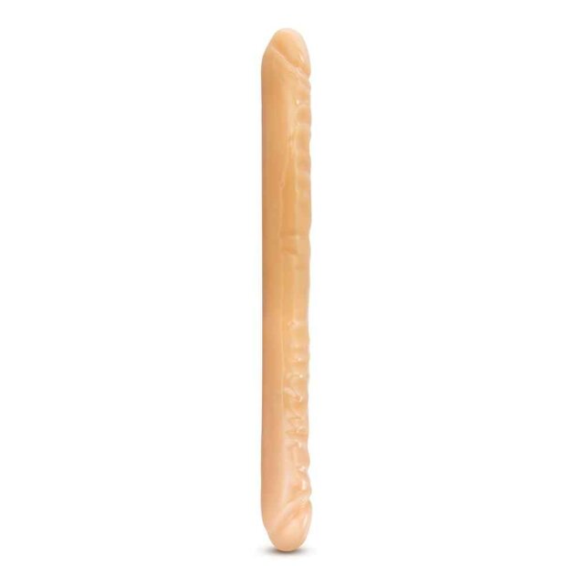 B Yours - 18 Inch Double Dildo Beige