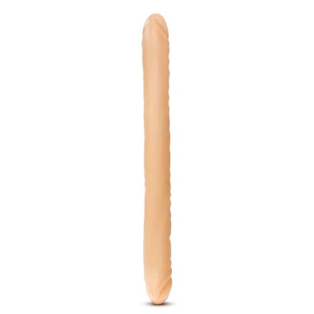 B Yours - 18 Inch Double Dildo Beige