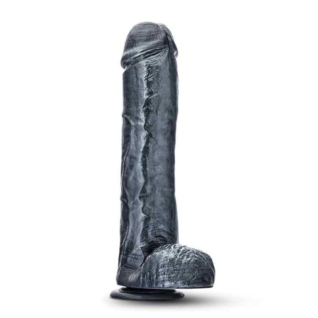 Blush Jet Onyx Carbon Metallic Black Dildo Schwarz 29,2 cm