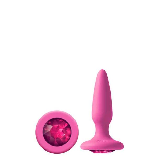 NS Novelties Glams Mini Pink Gem Analplug Pink ⌀ 4,3 cm