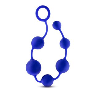 Performance Silicone Anal Beads Indigo