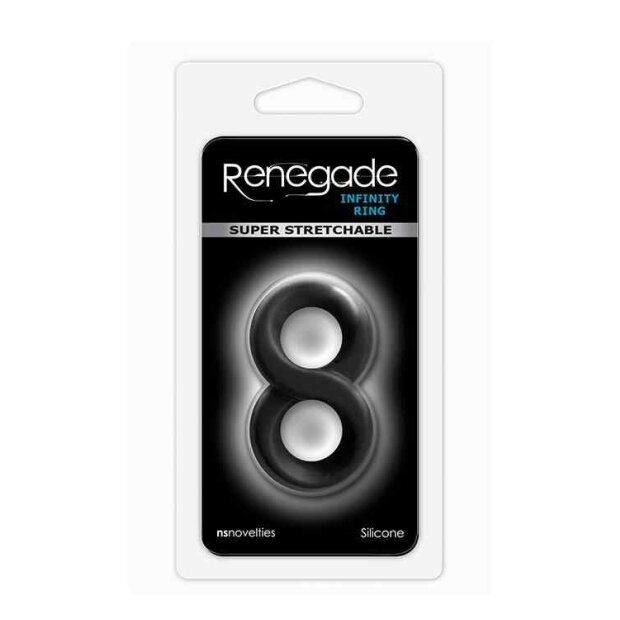 NS Novelties Renegade Infinity Ring Penisring Schwarz ⌀ 4,3 cm