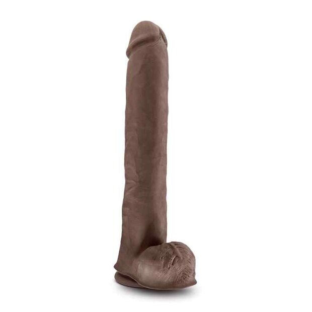 Blush Au Natural Daddy Sensa Feel Dildo Braun 35,5 cm