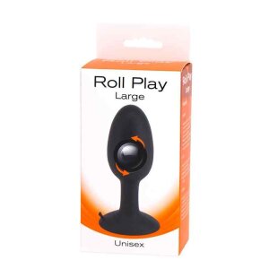 Seven Creations Roll Play Large Analplug Schwarz ⌀ 4 cm