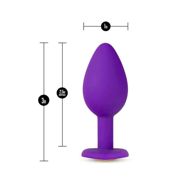 Blush Temptasia Bling Plug Small Analplug Lila ⌀ 2,5 cm