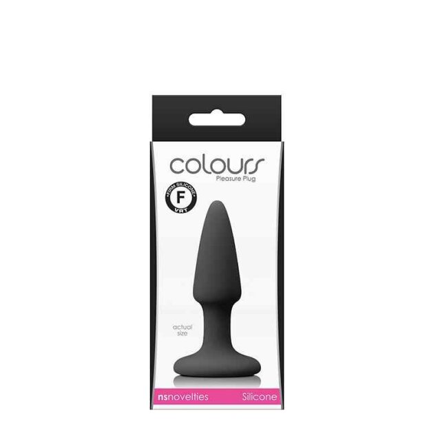 NS Novelties Colours Pleasures Mini Plug Analplug Schwarz ⌀ 4,6 cm