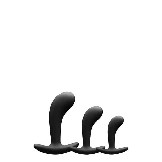 NS Novelties Renegade P Spot Kit Analplugs Schwarz 3 Teilig