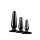 Anal Adventures Basic Plug Kit Black
