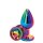 NS Novelties Rear Assets Multicolor Medium Rainbow Analplug Regenbogen ⌀ 3,4 cm
