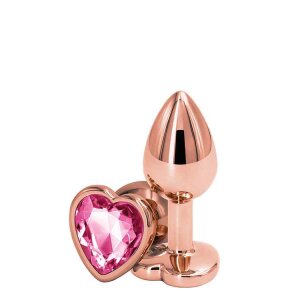 NS Novelties Rear Assets Rose Gold Heart S Pink Analplug...