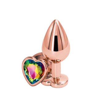 NS Novelties Rear Assets Rose Gold Heart M Rainbow...
