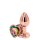 NS Novelties Rear Assets Rose Gold Heart Small Rainbow Analplug Gold ⌀ 2,7 cm