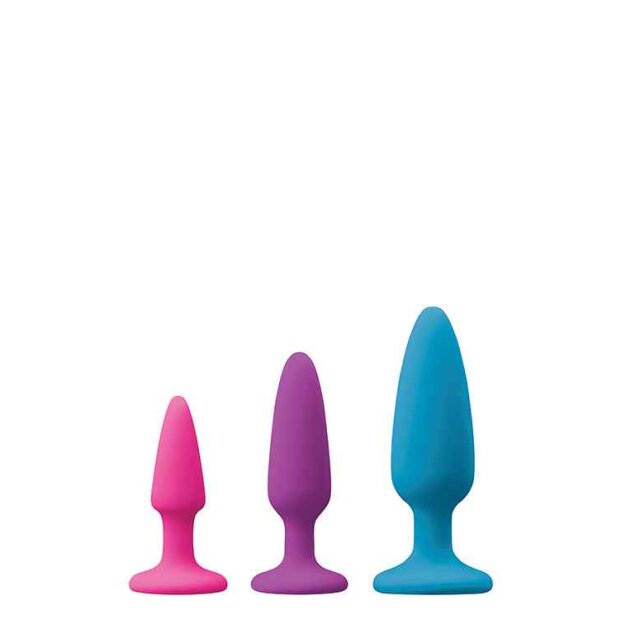 NS Novelties Colours Pleasures Trainer Kit Multicolor Anal Mehrfarbig 3 Teilig