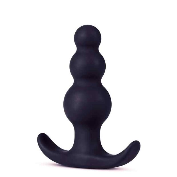 Anal Adventures Platinum Beaded Plug