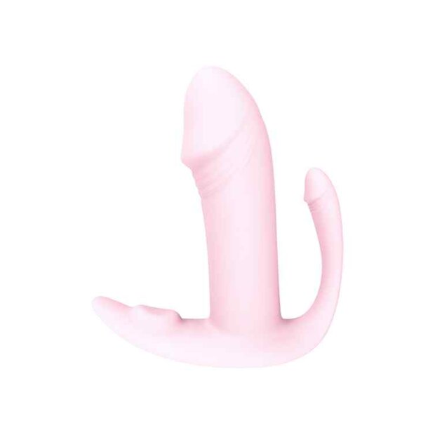 Dream Toys Vibes Of Love Remote Tri-Pleasurer Spezialvibrator Rosa