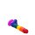 Pride Colourful Love Colourful Dildo 20,5 cm