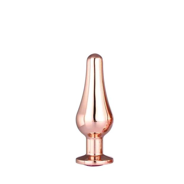 Dream Toys Gleaming Love Rose Gold Pleasure Plug S Analplug Rosa ⌀ 2,9 cm