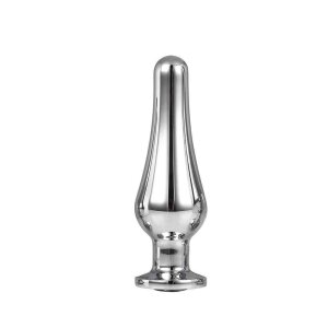 Dream Toys Gleaming Love Silver Pleasure Plug Medium...