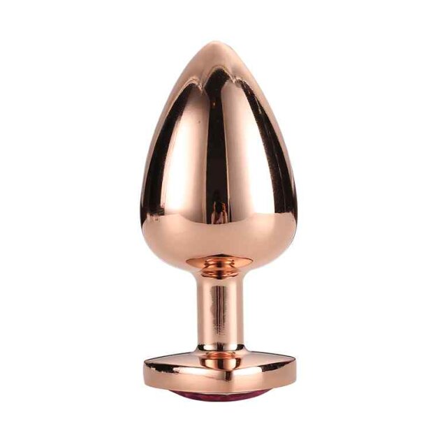 Gleaming Love Rose Gold Plug Large