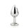 Dream Toys Gleaming Love Silver Plug Medium Analplug Silber ⌀ 3,4 cm