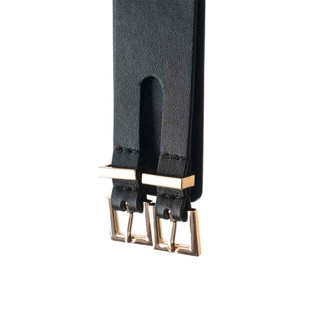 GP Premium ankle cuffs with chain, black