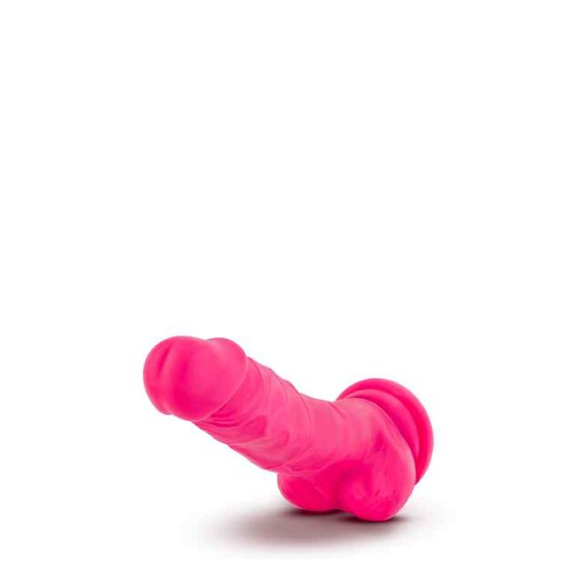 Blush Neo Dual Density Cock With Balls Realistischer Dildo Pink 19 cm