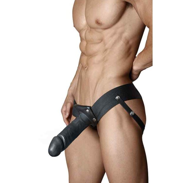 Blush Dr. Skin Hollow Strap On Schwarz 19 cm Taille 101 cm