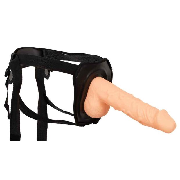 Lust 9.5Inch Hollow Strap-On Flesh