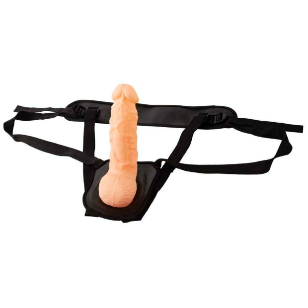 Lust 9.5Inch Hollow Strap-On Flesh