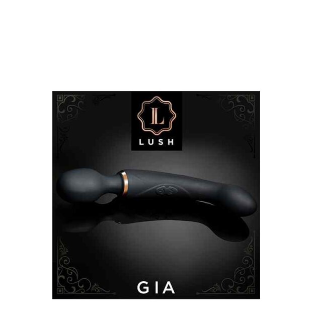 Blush Gia Black Vibrator Schwarz 24,1 cm