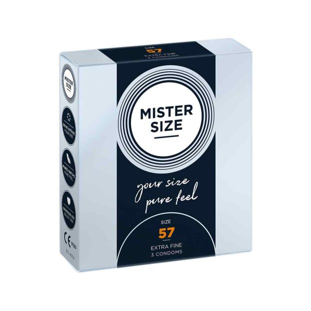MISTER SIZE SIZE 57 mm Kondome (3-er Set)
