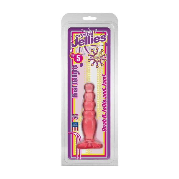 Doc Johnson Anal Delight Red Analplug Pink ⌀ 3 cm