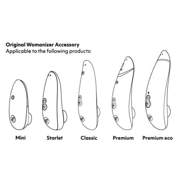 Womanizer 3x replacement caps white L