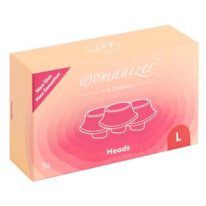 Womanizer 3x replacement caps red L
