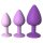 Pipedream Fantasy For Her Her Little Gems Trainer Set Analplugs Lila 3-teilig