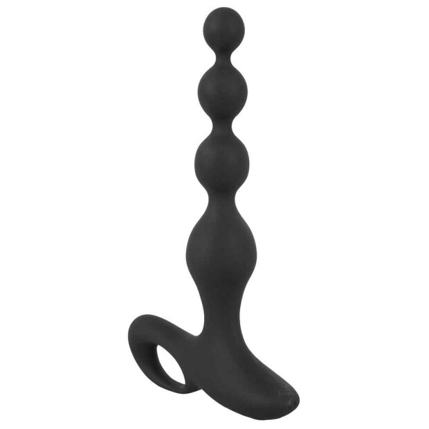 Black Velvets BV Vibrating Anal Beads Analvibrator Schwarz 20 cm ⌀ 3,5 cm